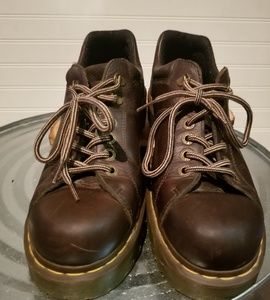 Dr. Martens Distressed Brown Leather AirWair Boots